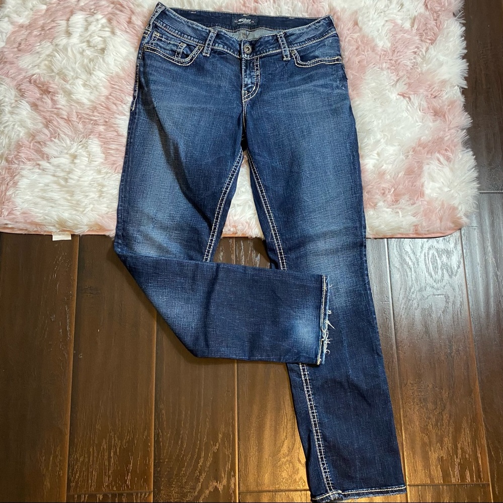 Silver Jeans Co SUKI Mid Straight jeans Women’s Size 14